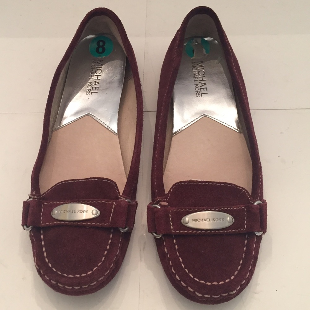 Michael Kors suede driving shoes