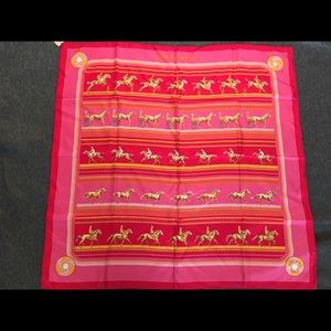 NWT AUTHENTIC HERMES Scarf "SEQUENCES" 100% Silk