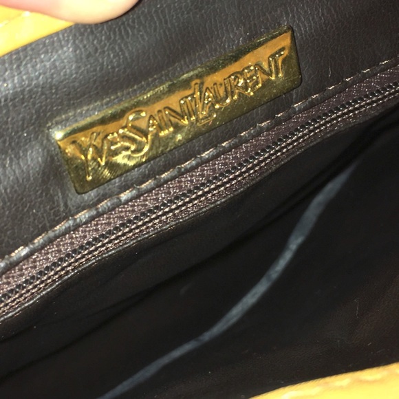 + SOLD + YVES SAINT LAURENT YSL Highland Bag Purse - Picture 6 of 8