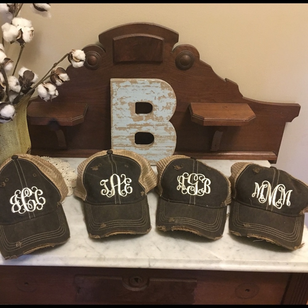 Monogrammed Vintage Trucker hat