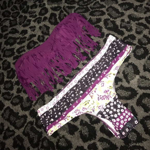 Buckle Other - Boho fringe bikini m