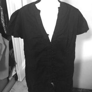 Lane Bryant button down shirt. Black 18/20