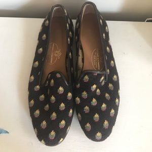 Stubbs & Wootton needlepoint loafers size 7