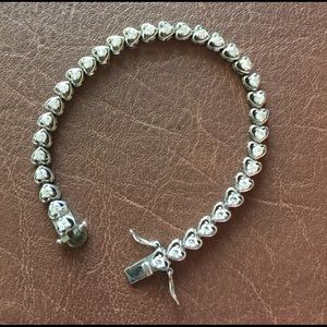 Sterling and CZ tennis bracelet