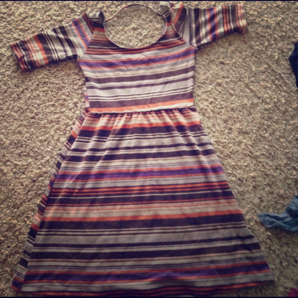 Size S Striped Dress from Papaya