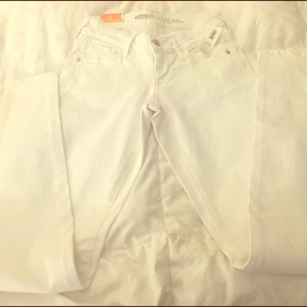 Super Skinny White Jeans