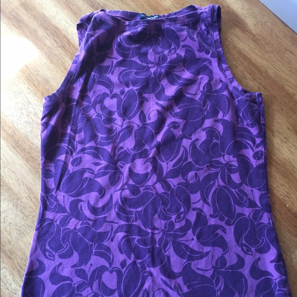GAP stretch purple tank