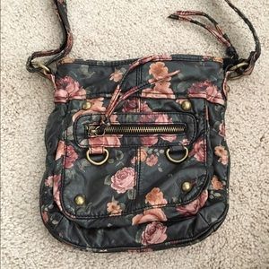 Vintage Floral Print Handbag