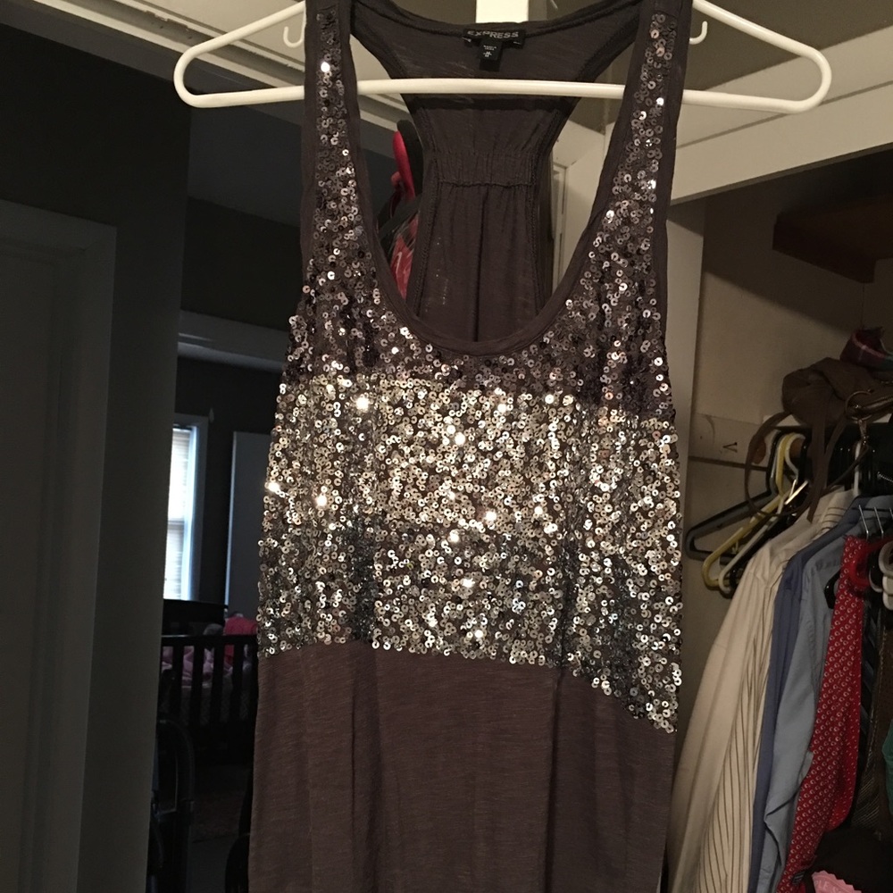 Flowy glitter shirt