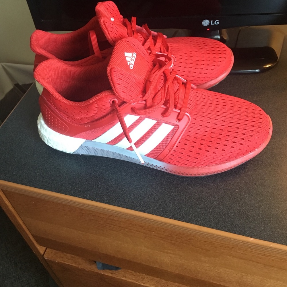 Red Adidas Boost