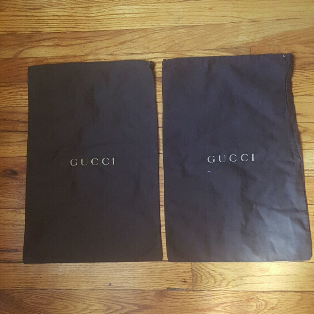 2 GUCCI DUST BAGS