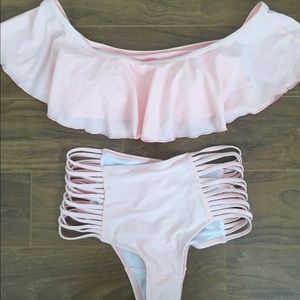 Baby Pink Bikini Set