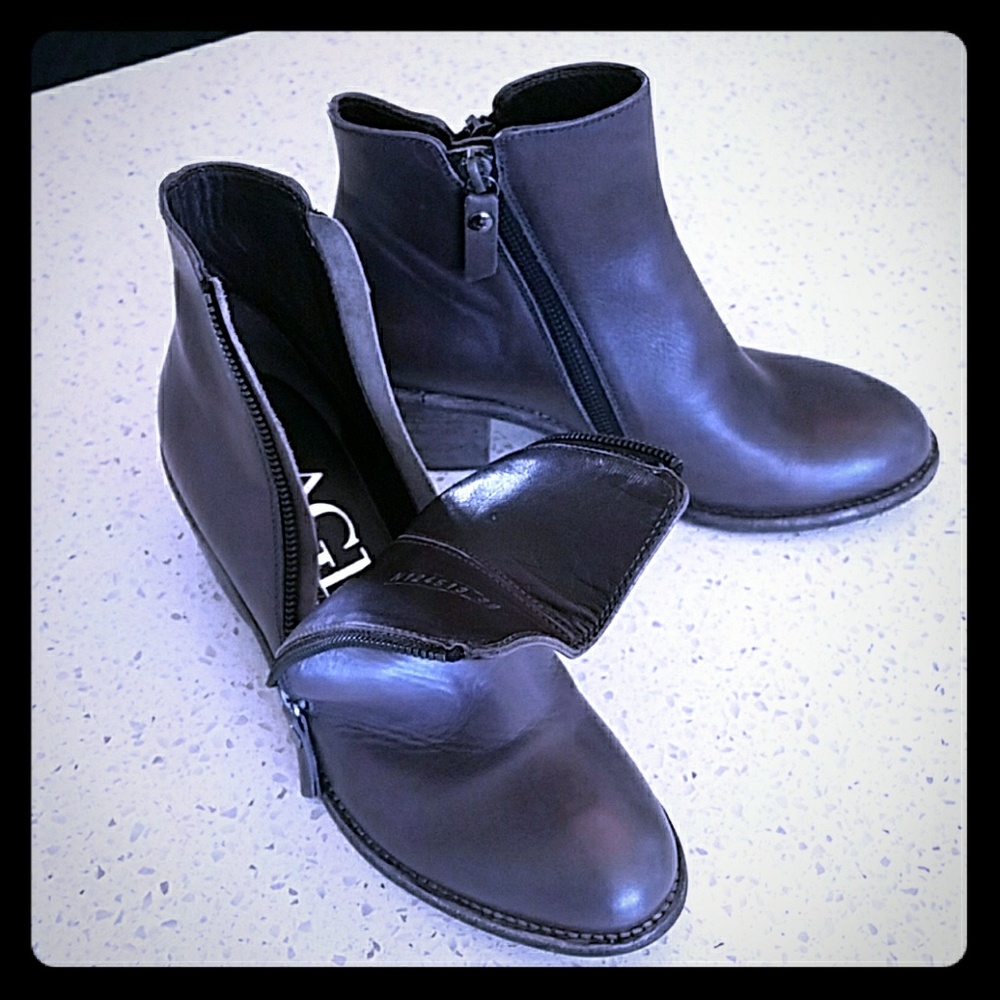 Dark grey boots