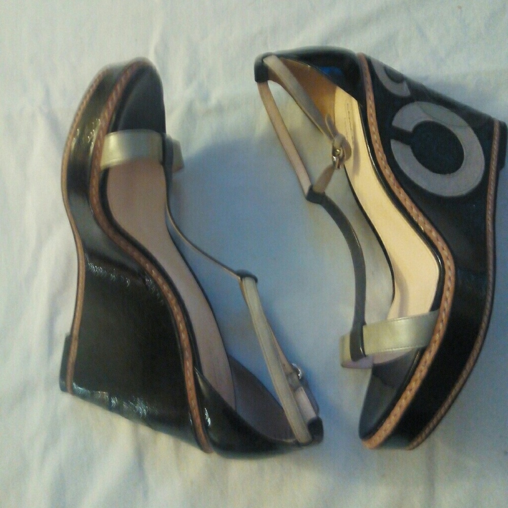 Coach wedge heels