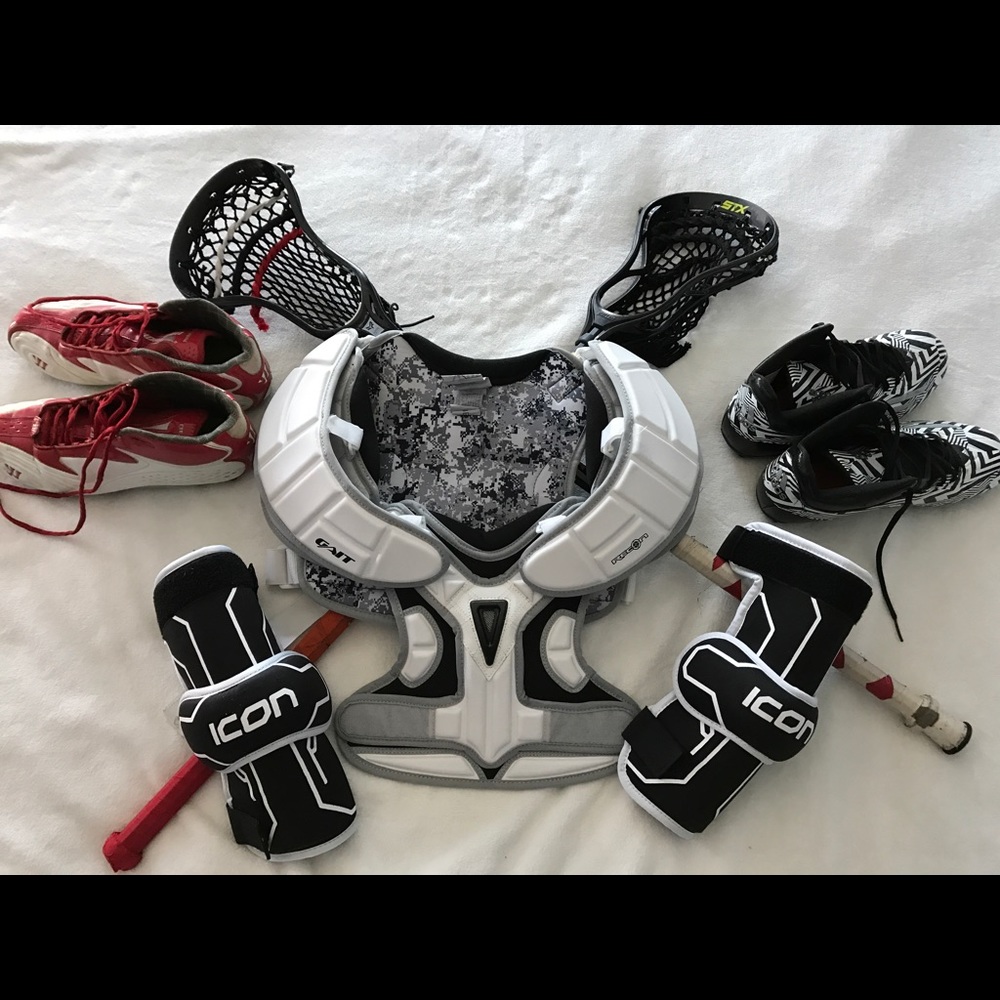 Lacrosse Football cleats 11 pads adidas warrior