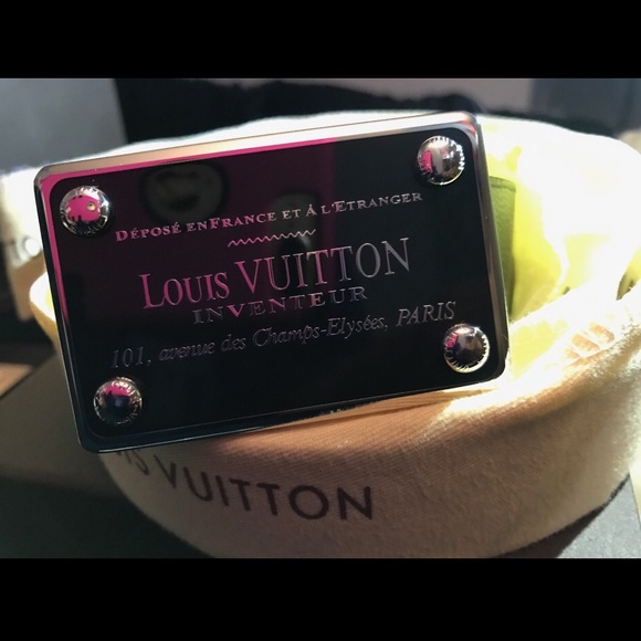 100% Authentic Rare Louis Vuitton belt size 32-34 - Picture 3 of 4