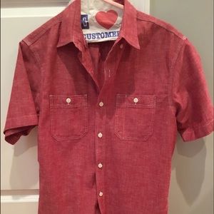 Brand new Old Navy Chambray short sleeve shirt