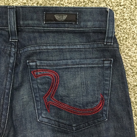 Like New Rock & Republic Stella Straight Leg Jeans - Picture 1 of 6