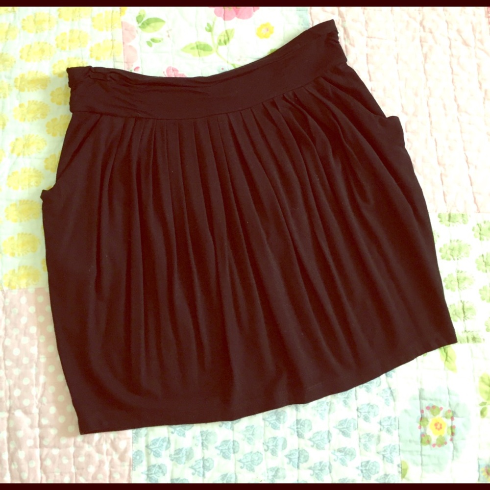 BCBG little black mini skirt