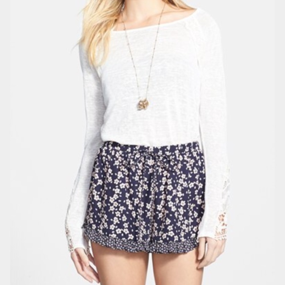 Soprano Floral Print Shorts