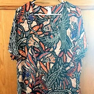 H&M Pattern Tunic Knee-length Dress