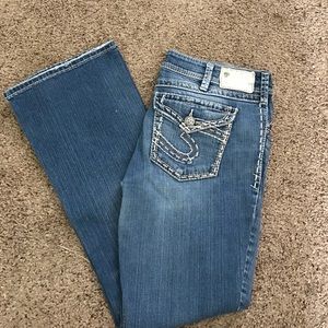 Silver jeans