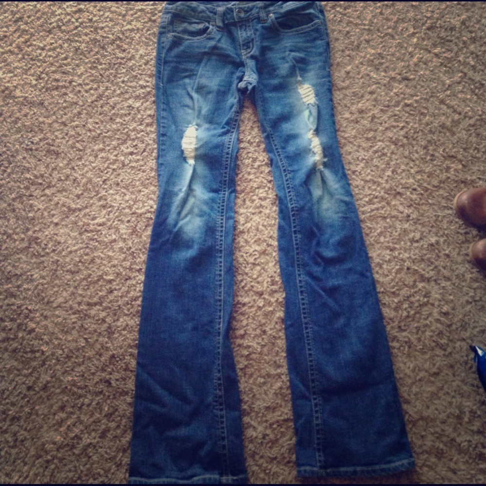 Size 6L Refuge Medium-Wash Denim