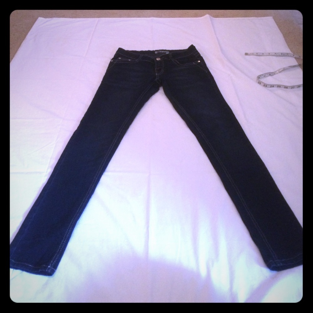 Rhinestone embellished jeans