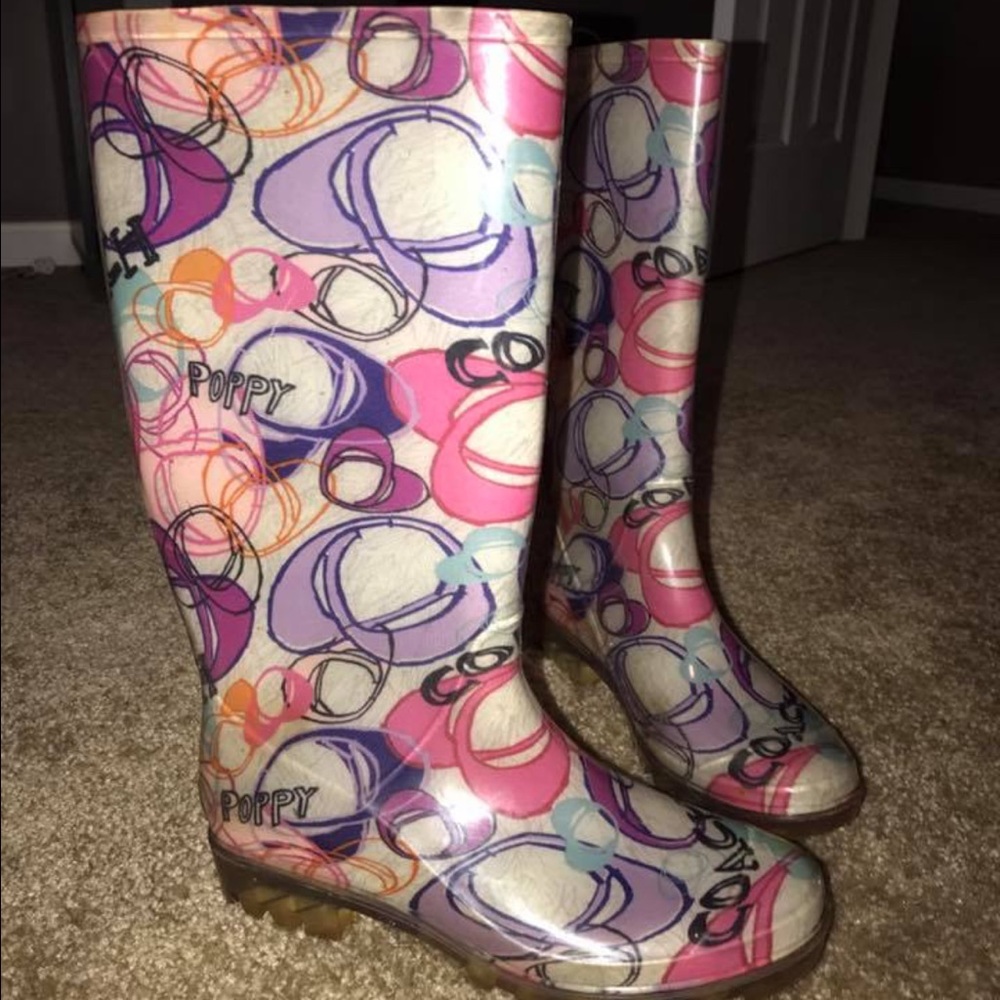 Coach Rainboots