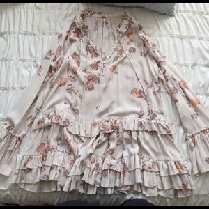 Free People Floral Tunic