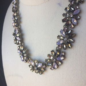 Baublebar pink and clear necklace