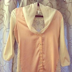 Satin and Lace Blouse