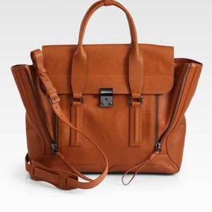 3.1 Phillip Lim Brown Large Pashli Satchel 3.1 Phillip Lim Brown Large Pashli Satchel