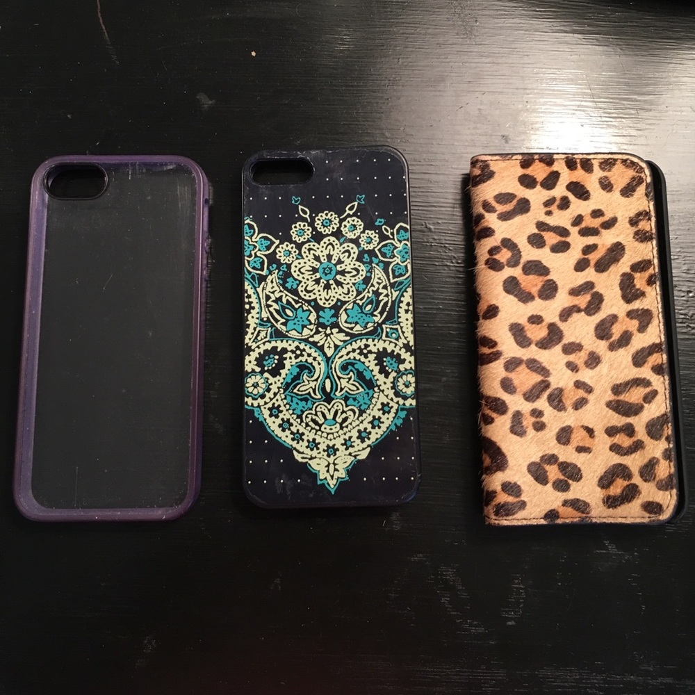 Set of 3 iPhone 5/5s cases