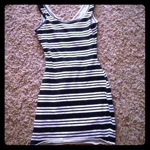 M Charlotte Russe Striped Body-Con Dress