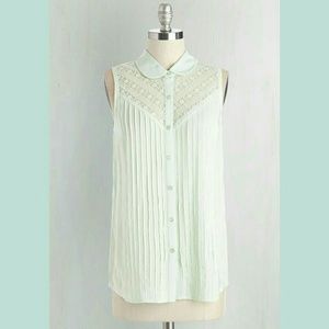 Modcloth Winsome in the Willows in Mint