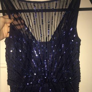 Blue sparkly  Aidan Mattox Prom dress