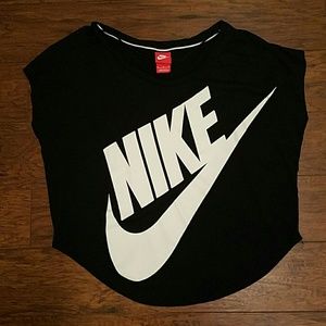 Nike off the shoulder shirt