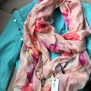 The Limited Floral Pink Scarf