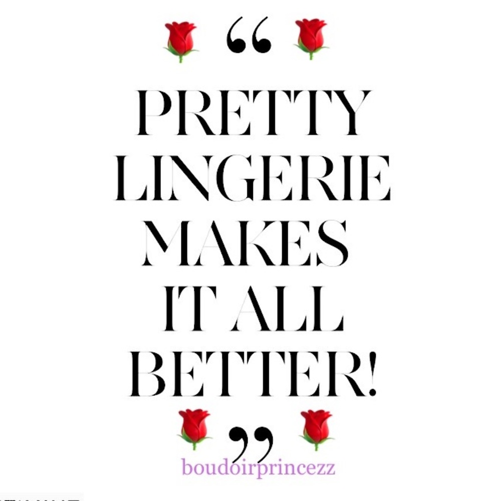 🌹 THERES NO SUCH THING AS TOO MUCH LINGERIE 🙈