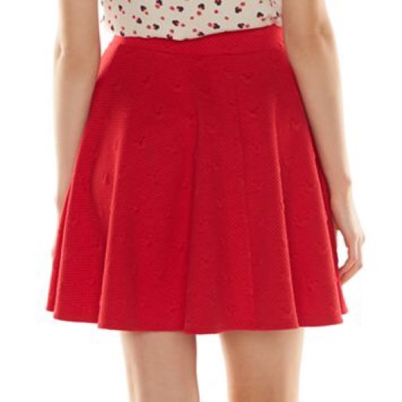DISNEY MINNIE MOUSE BY LC RED SKATER SKIRT - Picture 5 of 7