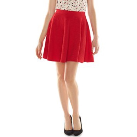 DISNEY MINNIE MOUSE BY LC RED SKATER SKIRT - Picture 6 of 7