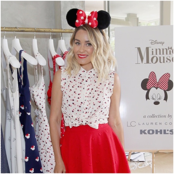 DISNEY MINNIE MOUSE BY LC RED SKATER SKIRT - Picture 3 of 7