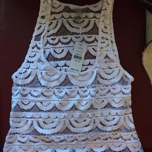 PILYQ WATER LILY LACE TANK