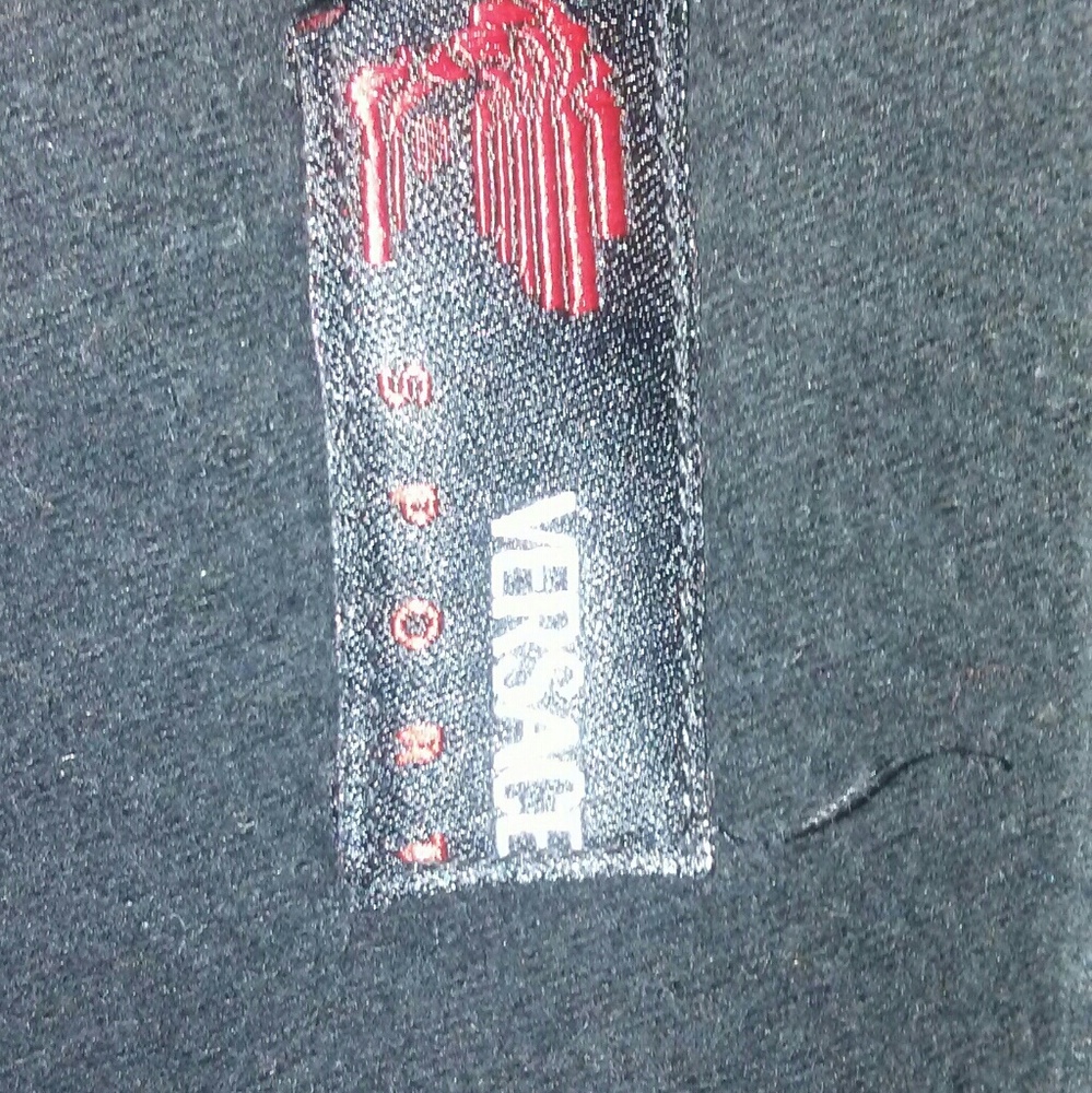 Versace blk shirt size large