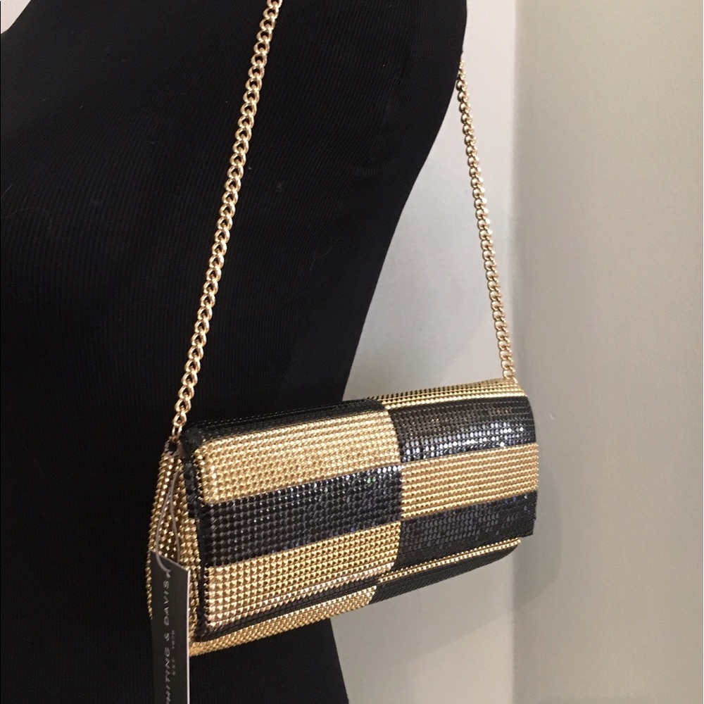 WHITING & DAVIS Co. Tri-Mesh Clutch/Shoulder Bag - Picture 8 of 8