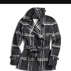 COACH Tattersall trench coat
