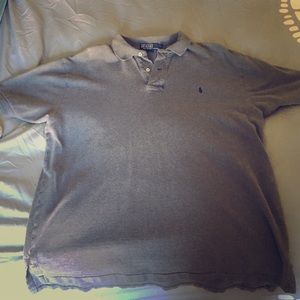Large Gray Ralph Lauren Polo cotton Polo