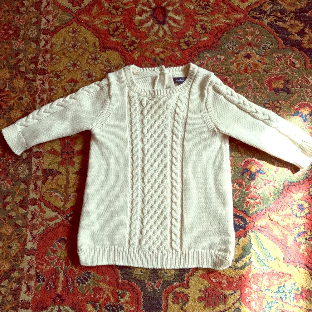 BABY GAP Baby Girl Tunic Sweater - Size 3-6 mos.