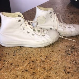 White high top converse